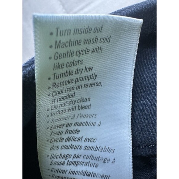 PAIGE Dion 32 Flared Cargo‎ Trouser Pants Navy Blue Skyline Women's 30 NWOT - Picture 8 of 12